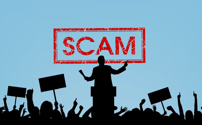Politicization of scams will produce more scamsters