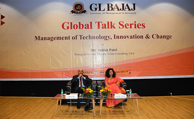8 Days Global Talk Series on “Management of Technology, Innovation & Change” to provide Global Insights at GLBIMR