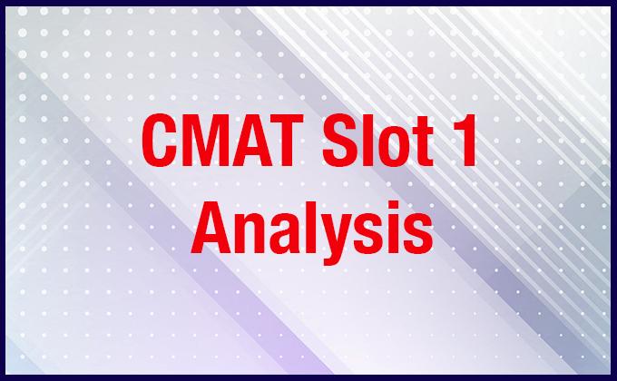 CMAT 2019 Slot-1 Analysis (Morning Shift 9:30 am to 12:30 pm)