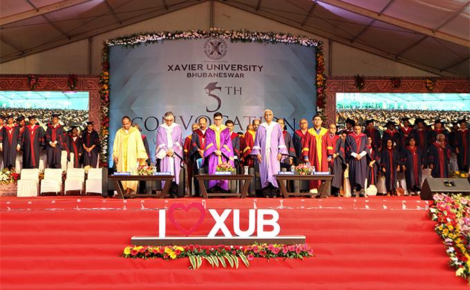 Fifth Annual Convocation of Xavier University, Bhubaneswar