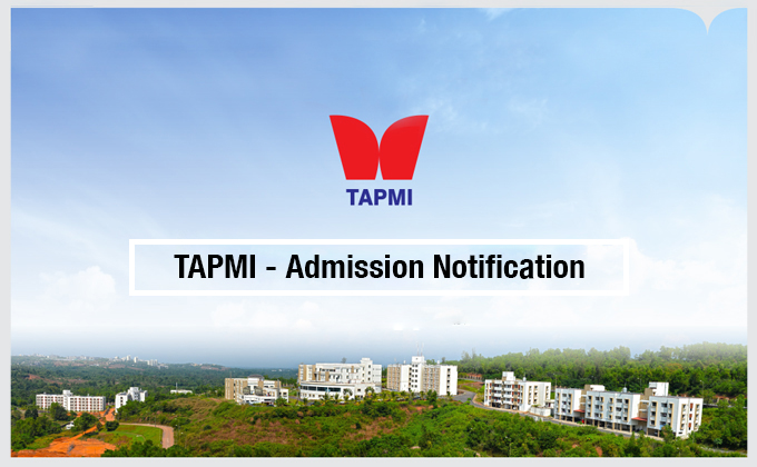 TAPMI - Admission Notification