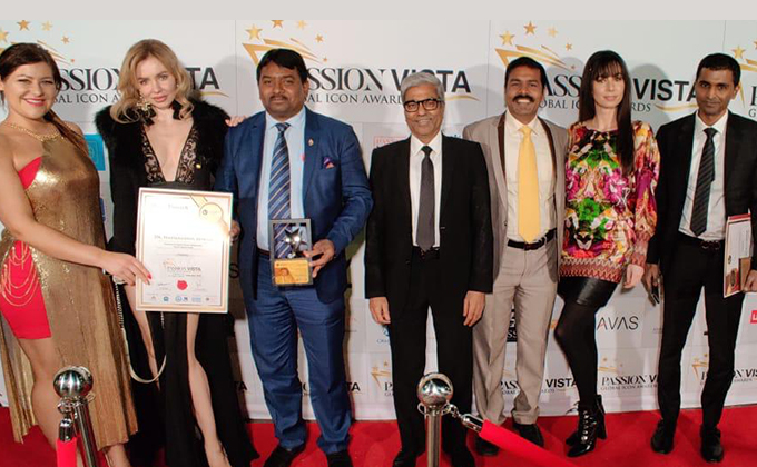 Dr Hari Krishna Maram Received Most Admired Global Indian Award