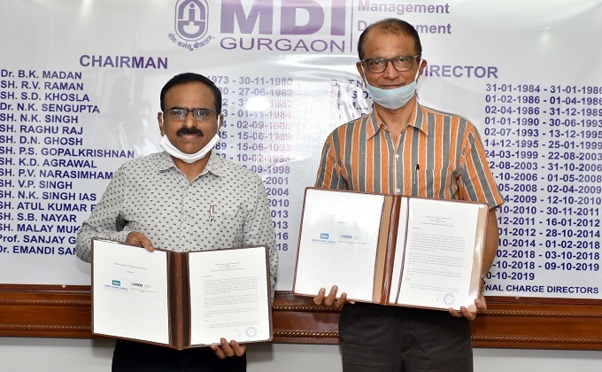 MDI Gurgaon and Indian Aviation Academy (IAA) partners for collaboration in aviation education, research and development