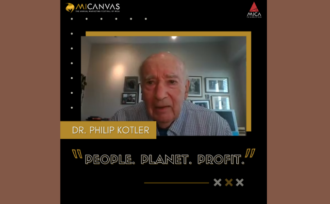 Dr Philip Kotler shares marketing mantras with MICA students