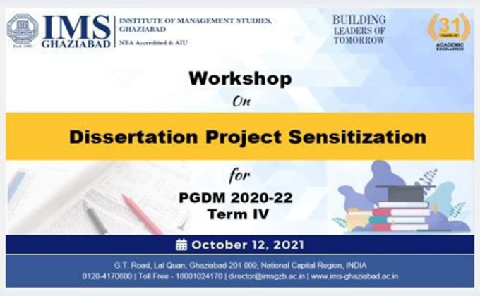 Dissertation Project Sensitization Session